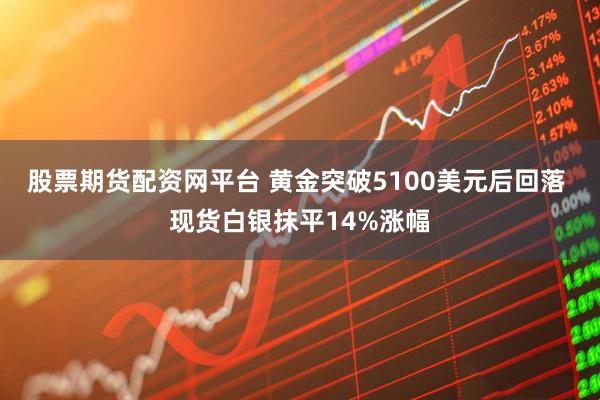 股票期货配资网平台 黄金突破5100美元后回落 现货白银抹平14%涨幅